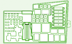 2005 Volvo ECR38 Under Dash Fuse Box Diagram