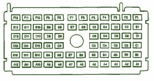 1990 Pontiac 6000 Main Fuse Box Diagram