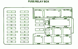 1991 Ford Maverick Fuse Box Diagram