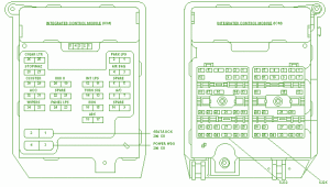 1995 Ford Corcel Main Fuse Box Diagram