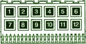 1996 Volkswagen Passat Under Dash Fuse Box Diagram