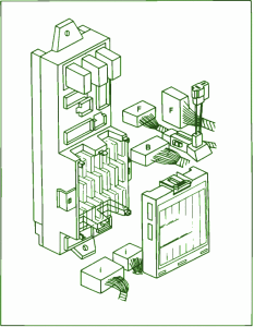 1997 Subaru Justy Dash Fuse Box Diagram