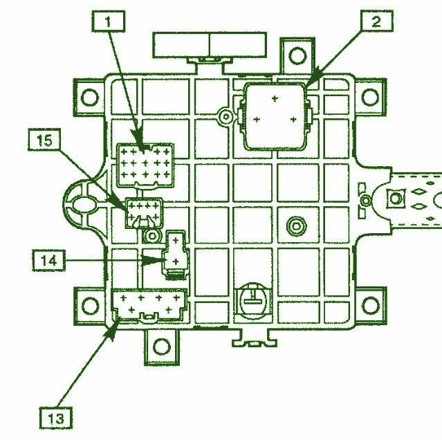 1999 GM AT Junction Fuse Box Diagram – Auto Fuse Box Diagram