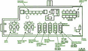 1999 Lumina Van Engine Fuse Box Diagram