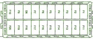 2000 Daewoo Lanos Interior Fuse Box Diagram