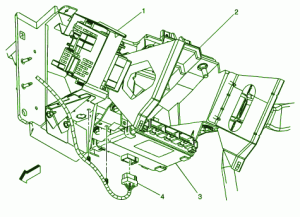 2001 Chevrolet K2500 Front Fuse Box Diagram