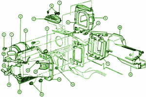 2002 Lincoln Blackwood Part Fuse Box Diagram