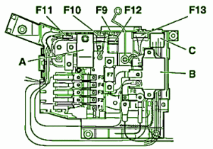 2007 Porsche Cayenne Engine Fuse Box Diagram