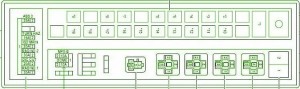 2008 Lexus IS F Fuse Box Diagram