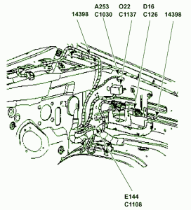 2009 Ford Explorer Engine Part Fuse Box Diagram
