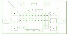 2009 Isuzu Touring Main Fuse Box Diagram