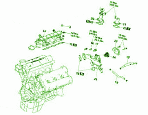 1999 Mitsubishi Bolt Part Fuse Box Diagram