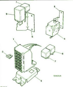 2003 Jaguar XK8 Part Fuse Box Diagram