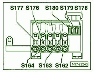 2005 Volkswagen Tiguan Fuse Box Diagram