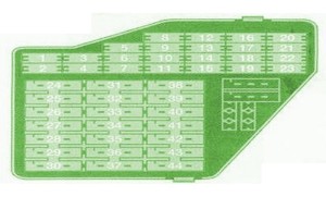 2009 Audi W12 Main Fuse Box Diagram