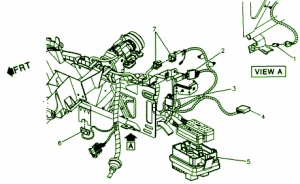 1994 Oldsmobile LSS Engine Part Fuse Box Diagram
