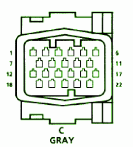 1997 GM Typhoon Pin Out Fuse Box Diagram