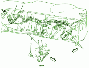 1999 Opel Vectra GLS Dashboard Fuse Box Diagram