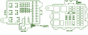 2003 Chevrolet Nova Compartment Fuse Box Diagram