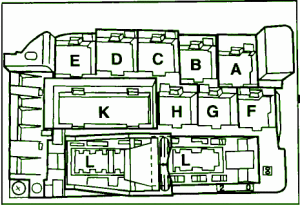 2003 Mercedes Benz CLK430 Coupe Fuse Box Diagram