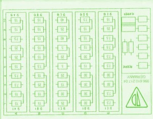 2007 Porsche Panamera Primary Fuse Box Diagram