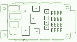 2007 Toyota Prado Diesel Front Fuse Box Diagram