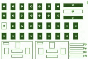 2008 Renault Capture Prinary Fuse Box Diagram