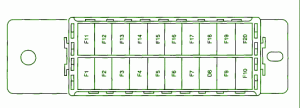 2009 Daewoo Nexia Relay Fuse Box Diagram